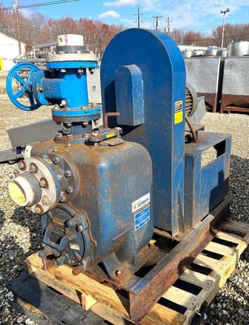 Gorman Rupp #U4B60S-B, Self-priming Centrifugal Pump, 4" x 4", 10 HP, 1755 RPM, gray iron 30 - Image 2