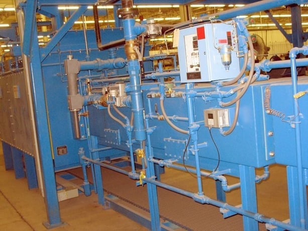 26" width x 84" H x 54' L JL Becker, mesh belt brazing furnace, 2100&deg;F, elect, Allen Bradley SLC PLC, 2007 - Image 4