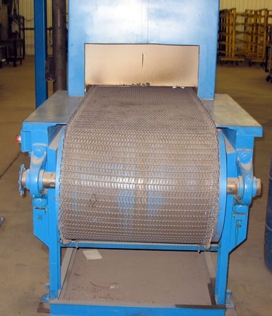 26" width x 84" H x 54' L JL Becker, mesh belt brazing furnace, 2100&deg;F, elect, Allen Bradley SLC PLC, 2007 - Image 6
