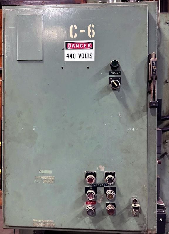 24" width x 21" D x 24" H Ideal, AL quench furnace, 1000&deg;F, Honeywell temperature controller - Image 9