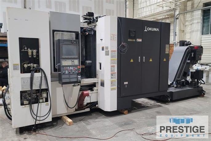 Okuma #MB-4000H, CNC 4-Axis, 22" X, 22" Y, 24.6" Z, (6) Sta. APC w/ 15.7"pallets, OSP-P300MA, 64 automatic - Image 1