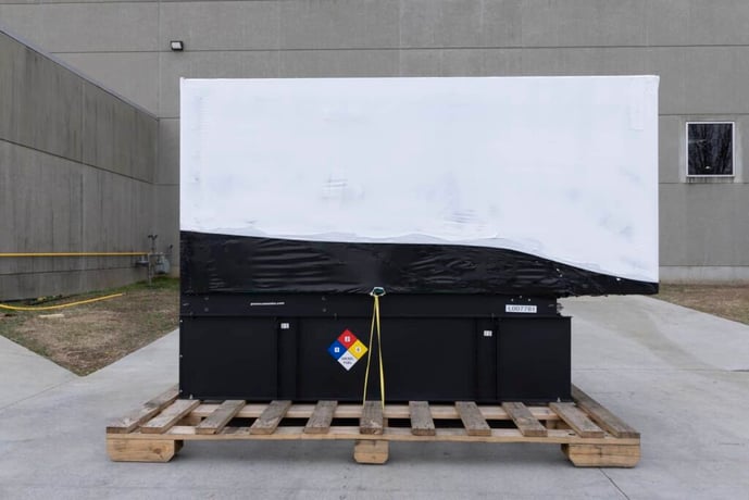 125 kW Cummins #C125D6D, Diesel Generator, 480 Volts, sound attenuated enclosure, base tank, 2023 - Image 1