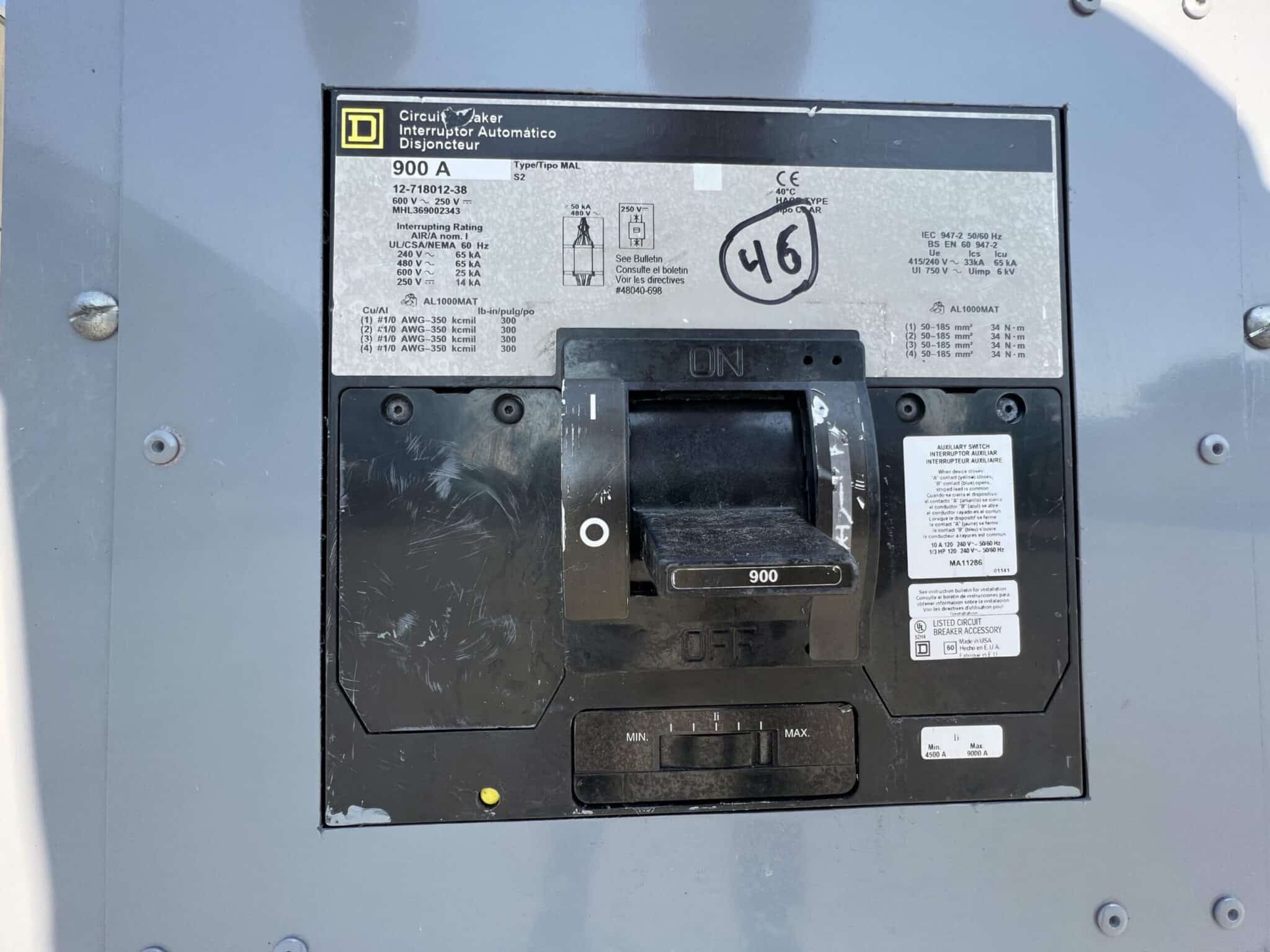 600 kW Volvo, Diesel Generator, open, 480 Volts, 200 hours, EPA Tier 2, 2014 - Image 6