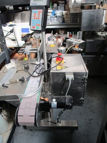CVC Technologies #330II, automatic labeling system, pressure sensitive labeler - Image 1