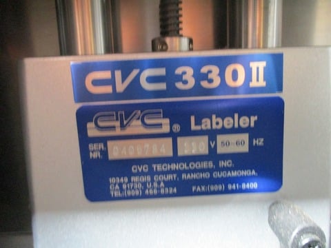 CVC Technologies #330II, automatic labeling system, pressure sensitive labeler - Image 4