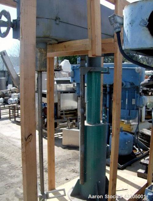 5 HP Mooney Slow-Speed Disperser, 18" Bowtie Blade, Air/Oil Lift, 1-1/2" diax 48" long shaft with a 18" - Image 3