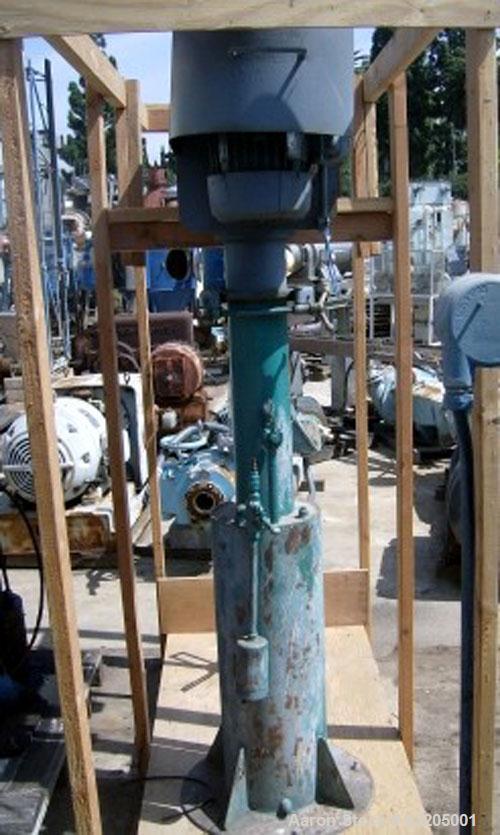 5 HP Mooney Slow-Speed Disperser, 18" Bowtie Blade, Air/Oil Lift, 1-1/2" diax 48" long shaft with a 18" - Image 4