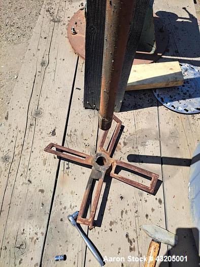 5 HP Mooney Slow-Speed Disperser, 18" Bowtie Blade, Air/Oil Lift, 1-1/2" diax 48" long shaft with a 18" - Image 8