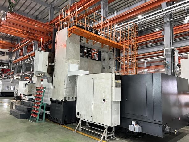 Awea #MVP5032, vertical bridge mill, 60 automatic tool changer, 196.8" X, 125.9" Y, 39.3" Z, 4500 RPM,Fanuc - Image 6