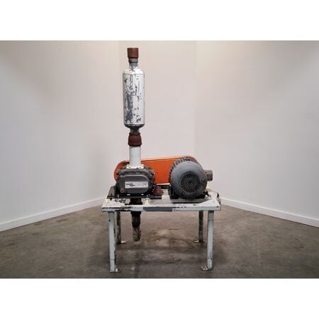 220 cfm, 10 psig, Gardner Denver #GGDAADA, Duroflow 4504 positive displacement blower, 15 HP - Image 2