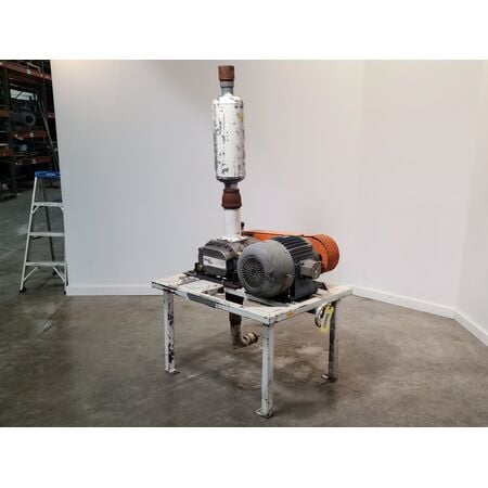 220 cfm, 10 psig, Gardner Denver #GGDAADA, Duroflow 4504 positive displacement blower, 15 HP - Image 3