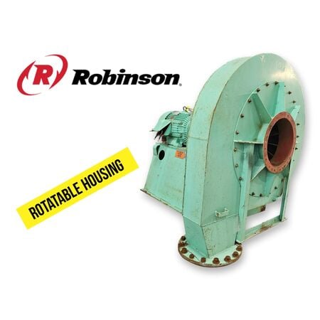 12900 cfm @ 31.2 S.P., Robinson #RL 100-18, fan type pressure blower, 100 HP, 1780 RPM, Fr.405T - Image 1
