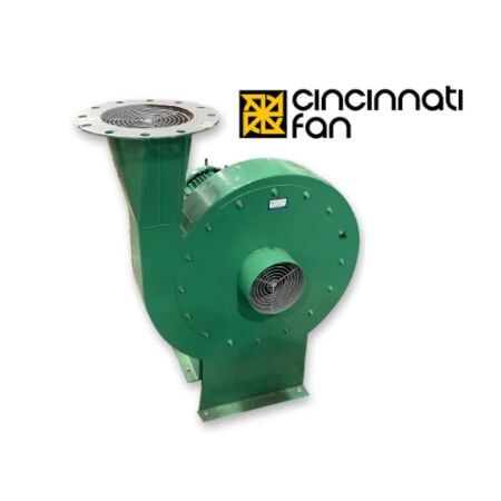 2750 cfm @ 31 S.P., Cincinnati Fan #HP-10D21, centrifugal pressure blower, 25 HP, base mounted - Image 1