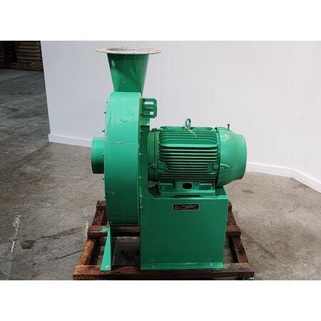 2750 cfm @ 31 S.P., Cincinnati Fan #HP-10D21, centrifugal pressure blower, 25 HP, base mounted - Image 3