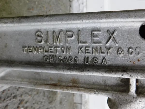 Mechanical Reel Jack, Simplex #A1029, Aluminum Housing, 10 Ton, 13" lift - Image 10