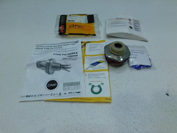 Rapid, RapidEx Liquid Resin Barrier Union Kit, Stainless Steel, M32 x 1.25" NPT, New - Image 1