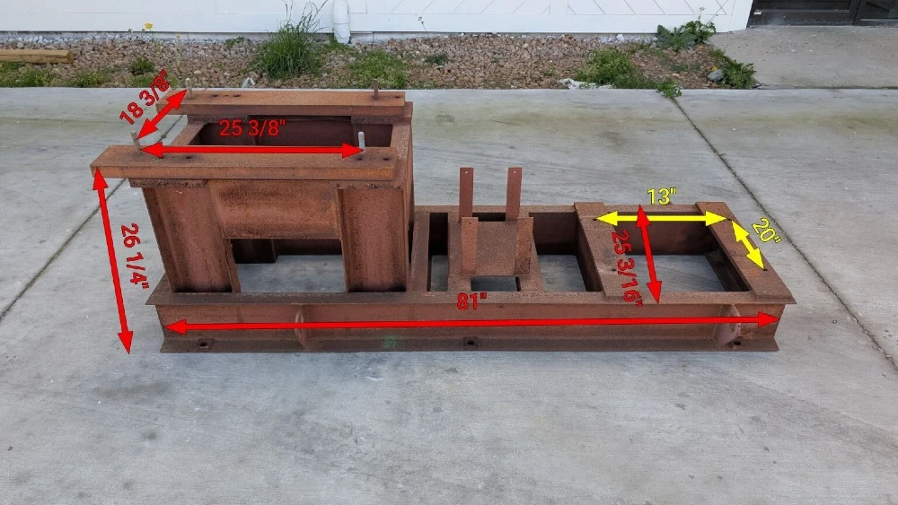 Platform Base/Skid, for Pump & Electric Motor - Image 1
