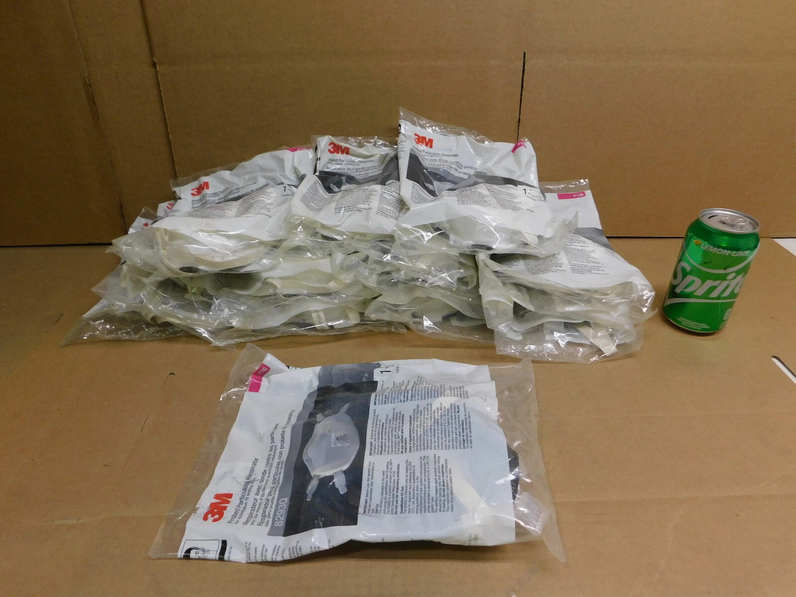 3M, Probed Particulate Respirator, 12 Qty., for quantitative fit testing only, New - Image 1