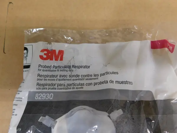 3M, Probed Particulate Respirator, 12 Qty., for quantitative fit testing only, New - Image 2