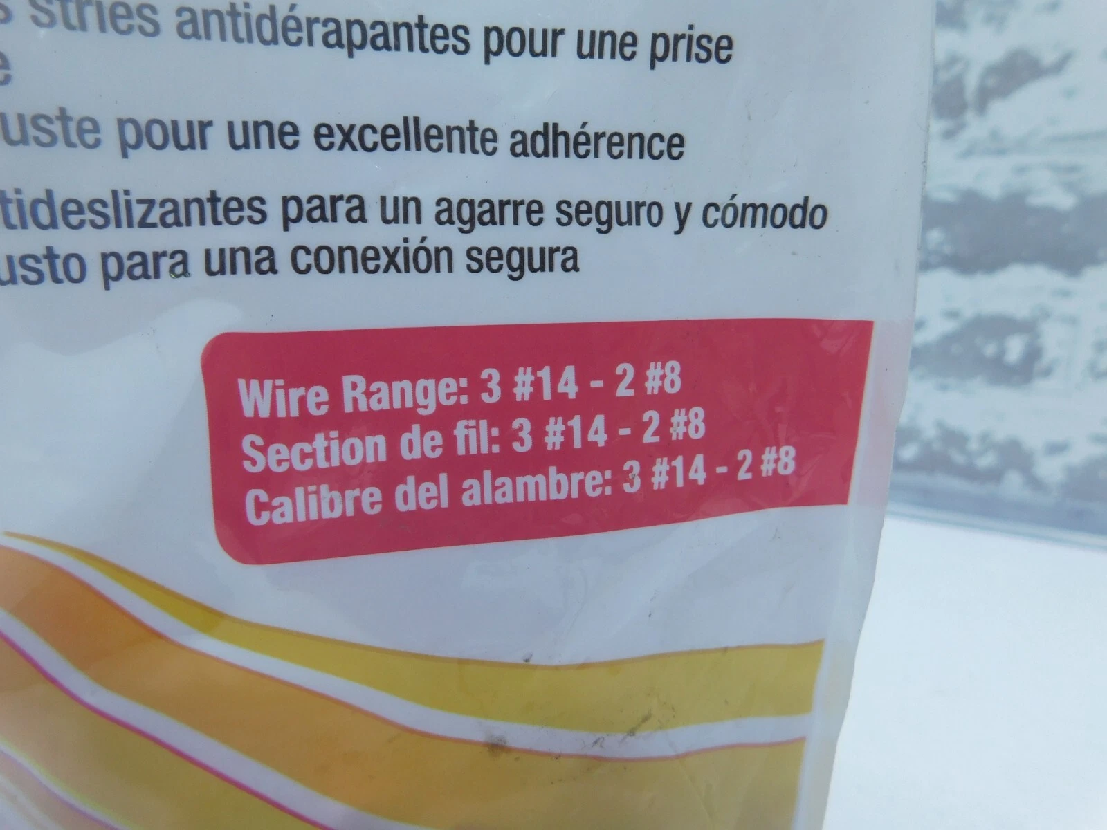 3M, Secure Grip Twist-On Wire Connectors, 275 Qty., 8-18 AWG, New - Image 6