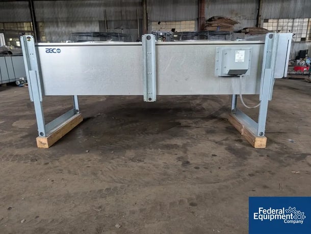 AEC Larkin #LNHS02A011, air cooled condensor, 11 ton, (2) fans, part# 83502201, serial# T10G05987, LNHS02A011 - Image 4