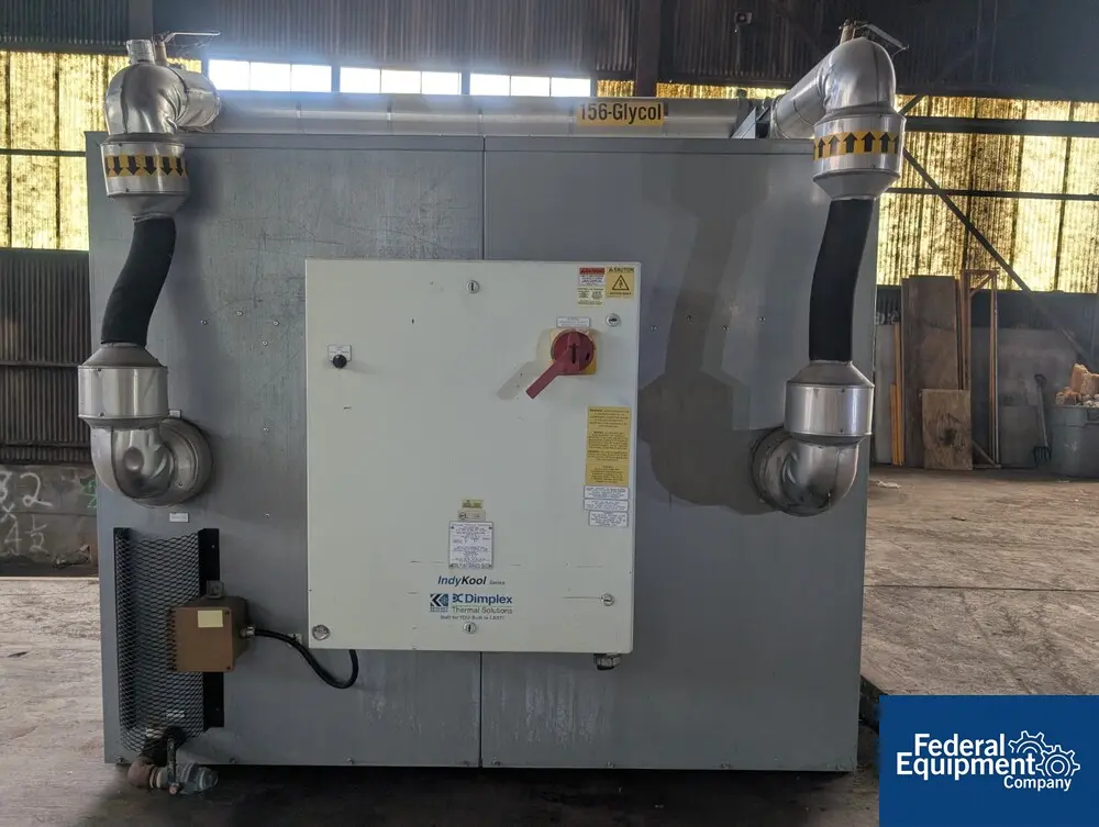 40 Ton, Dimplex Thermal #SWW-40000-L, Chiller, 75 volt, 40 hp compressor, serial# 25110, SWW-40000-L - Image 1