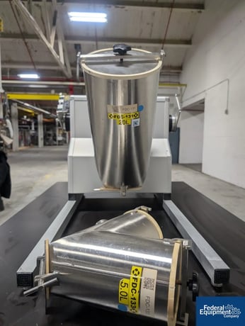 140 cu.ft. Patterson BlendMaster, Twin Shell Blender, Stainless Steel, (1)16 quart, (1)4 quart stainless - Image 3