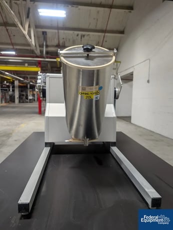 140 cu.ft. Patterson BlendMaster, Twin Shell Blender, Stainless Steel, (1)16 quart, (1)4 quart stainless - Image 7