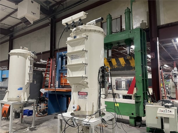 Adaptive Engineering & Fabrication(Entek), Filter Receiver, 30" diameter, 60" straight side, 20" cone, 3" - Image 5