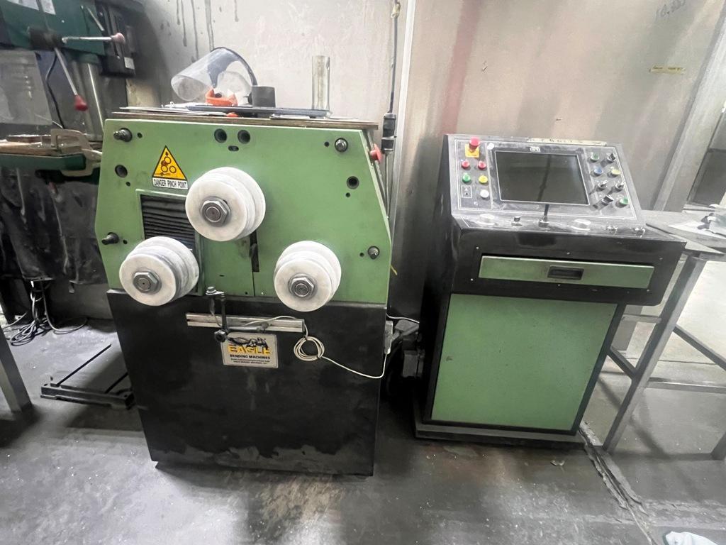 Eagle #BA50, CNC 2-1/4" programmable 3-roll driven angle roll bender, automatic repeat, 2017 - Image 1