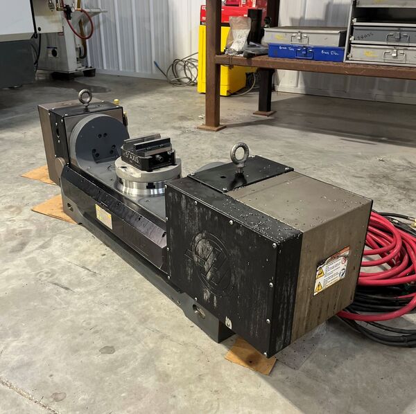 8.3" Haas #TR-210, 5-Axis rotary table, scale feedback A-Axis, 2015 - Image 1