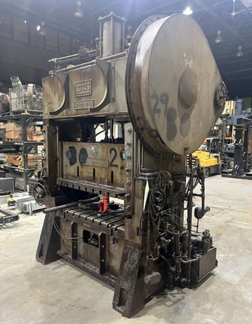 100 Ton, USI Clearing #S2-100-60-36, press, 8" stroke, 60" x 36" bed area - Image 3
