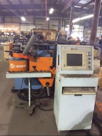 3" Soco #SB-75x4B-1S, CNC tube bending machine, 4-Axis touch screen CNC Control, 2002 - Image 1