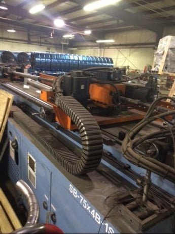 3" Soco #SB-75x4B-1S, CNC tube bending machine, 4-Axis touch screen CNC Control, 2002 - Image 3