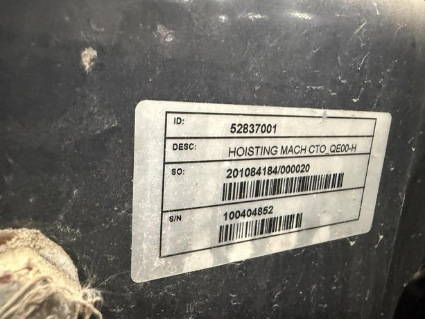 25 Ton, Konecranes, electric hoist with trolley, 575 V., 60 Hz, 2019 - Image 9
