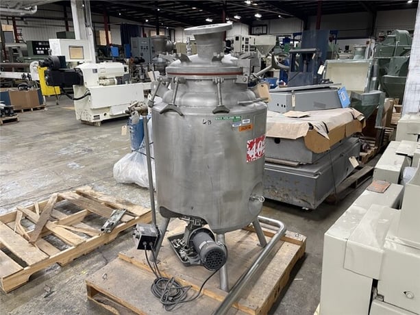 50 gallon Letsche, Reactor, 304 Stainless Steel, 70 psi @ 320&deg;F, 0.105" shell thickness, 1984 - Image 5
