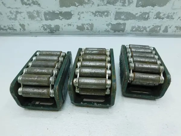 Rollers, Hilman #2-SP, Rollers, 2 Tons, Swivel Padded Top, 3 Qty. Used - Image 6