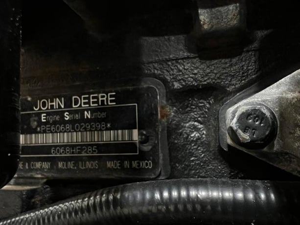 225 HP John Deere #6068HF285, complete engine, Tier 3, 652 hours, like new - Image 5