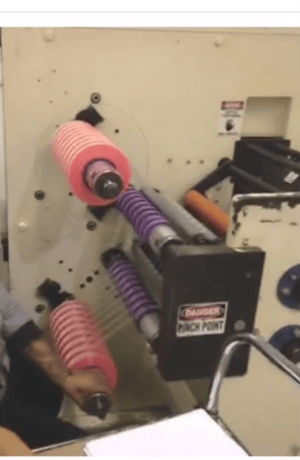 Independent Machine Co. #MSDTS, 16" wide duplex turret slitter rewinder, shafted unwind - Image 4