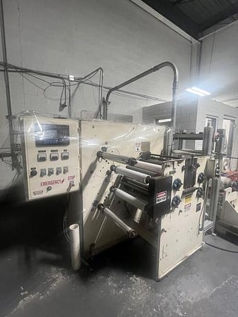 Independent Machine Co. #MSDTS, 16" wide duplex turret slitter rewinder, shafted unwind - Image 8