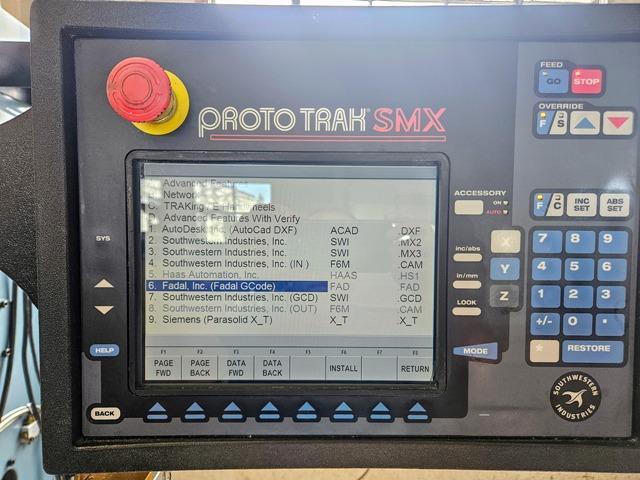 Southwestern Industries #Trak-DPM-SX3P, 10" x50"tbl., 5 HP, 31" X, 17" Y, 23.5"Z, 40-5000 RPM, #40, Prototrak - Image 3