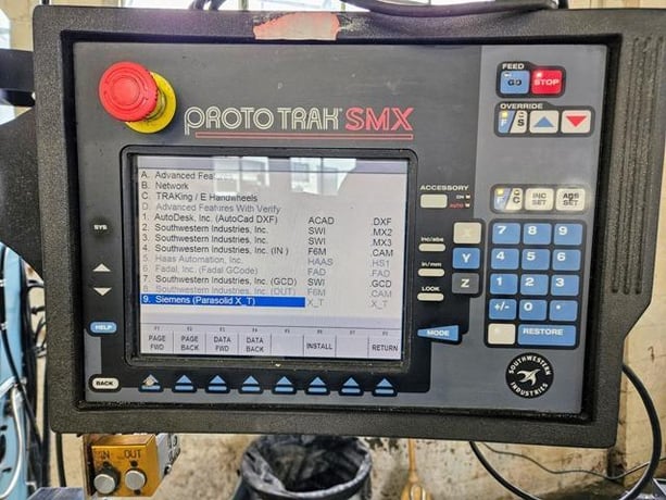 Southwestern Industries #Trak-DPM-SX5P, 12" x50"tbl., 5 HP, 40" X, 20" Y, 23.5"Z, 40-5000 RPM, #40, Prototrak - Image 2