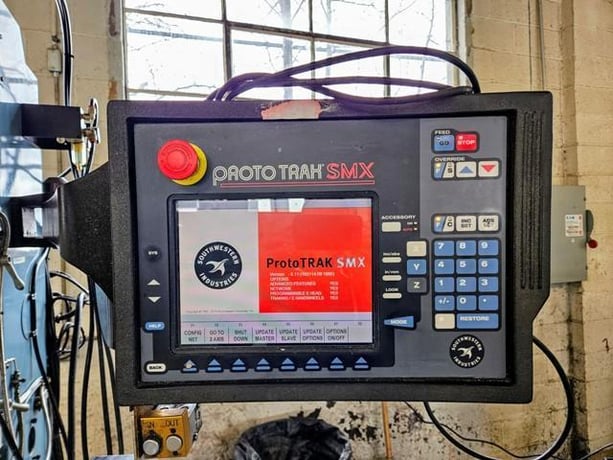 Southwestern Industries #Trak-DPM-SX5P, 12" x50"tbl., 5 HP, 40" X, 20" Y, 23.5"Z, 40-5000 RPM, #40, Prototrak - Image 3