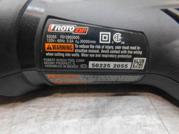 NEW Rotozip Rotozip Rotosaw Spiral Saw, 120V, 30000 RPM, 5.5 Amp, SS355-10 NEW - Image 2