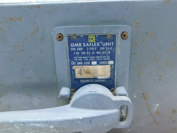 Square D, QMB-3220, QMB Saflex Panel Mount Switch, 200 Amps, 3 Pole, 240 VAC, (2 available) - Image 2
