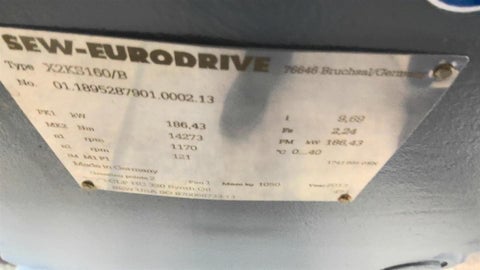 SEW Eurodrive #X2KS160/B, gearbox, 9.29:41 ratio - Image 10