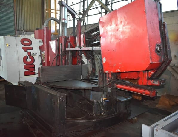 32" x 23" Amada #HK-800, semi-automatic dual-column mitering, 7.5 HP, #29856 - Image 2