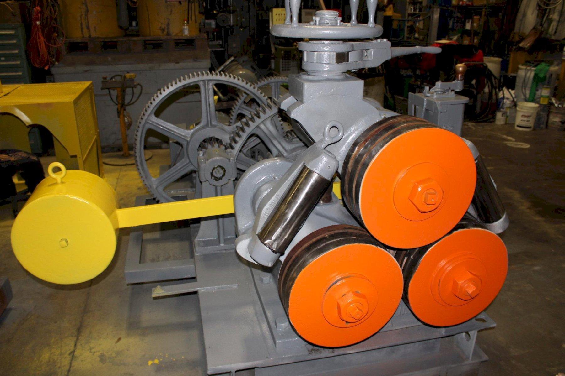 4" x 4" x 5/8" Buffalo #2, angle bending rolls, 35 FPM, 3.5" pipe diameter - Image 4
