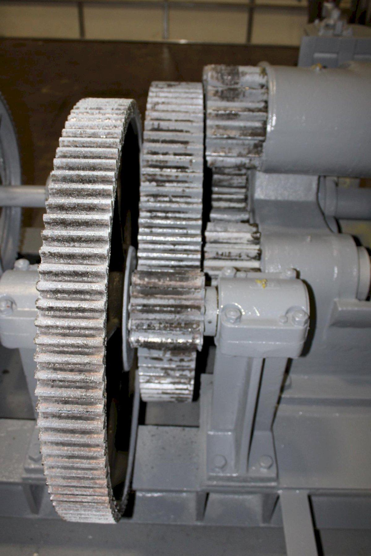 4" x 4" x 5/8" Buffalo #2, angle bending rolls, 35 FPM, 3.5" pipe diameter - Image 6