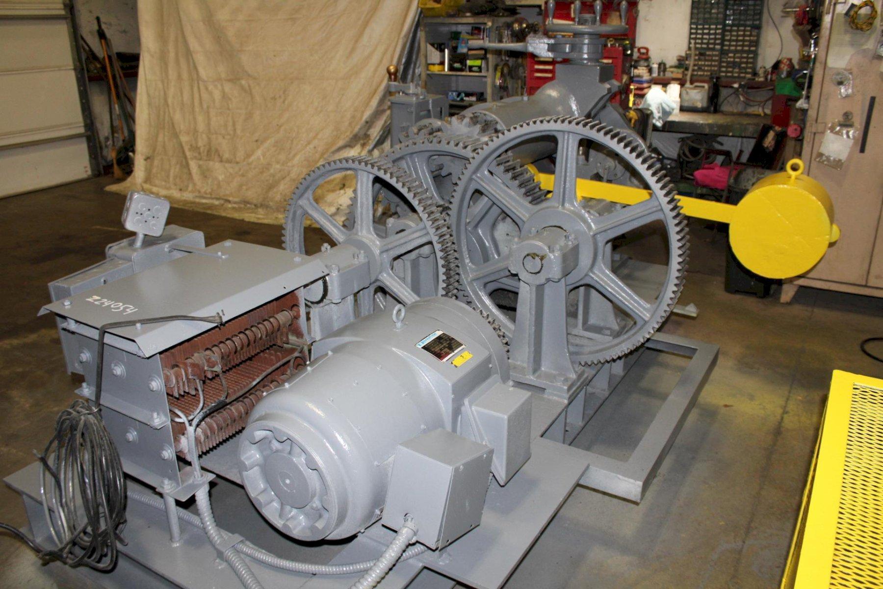 4" x 4" x 5/8" Buffalo #2, angle bending rolls, 35 FPM, 3.5" pipe diameter - Image 7